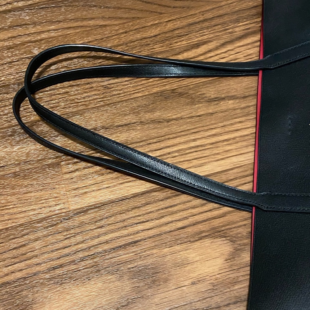 SOLD Coach Avenue Tote (Black/Red) - Picture 6 of 9